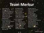 Team Merkur - slide 1