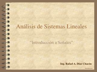 an lisis de sistemas lineales