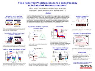 Time-Resolved Photoluminescence Spectroscopy of InGaAs/InP Heterostructures*