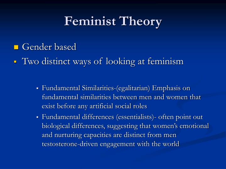 feminist theory presentation