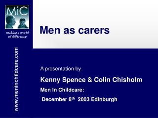 Men as carers