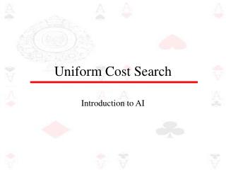 uniform cost search