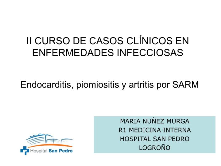 ii curso de casos cl nicos en enfermedades infecciosas