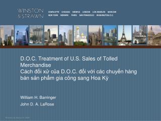 william h barringer john d a larose