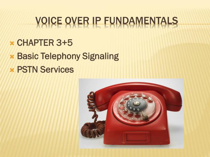 voice over ip fundamentals