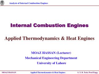 Internal Combustion Engines