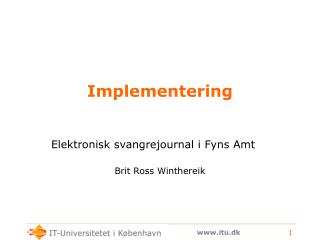 implementering