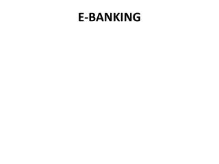 e banking