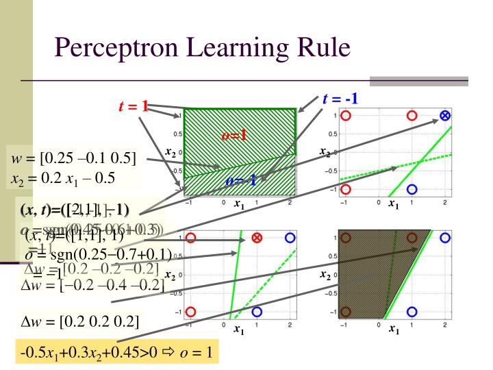 perceptron learning rule