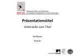Präsentationstitel - slide 1