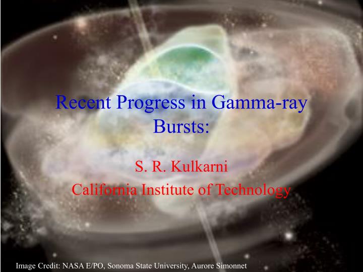 recent progress in gamma ray bursts