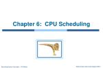 Chapter 6: CPU Scheduling - slide 1