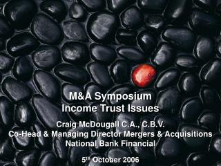 M&amp;A Symposium Income Trust Issues