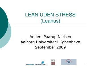 lean uden stress leanus