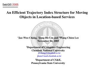 An Efficient Trajectory Index Structure for Moving Objects in Location-based Services