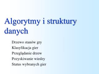 algorytmy i struktury danych