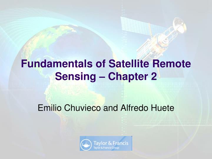 fundamentals of satellite remote sensing chapter 2