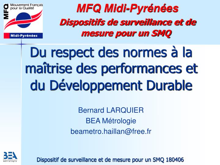 mfq midi pyr n es dispositifs de surveillance et de mesure pour un smq