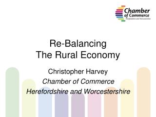 Re-Balancing The Rural Economy