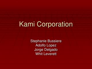 Kami Corporation