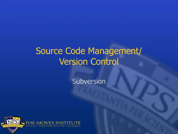 source code management version control