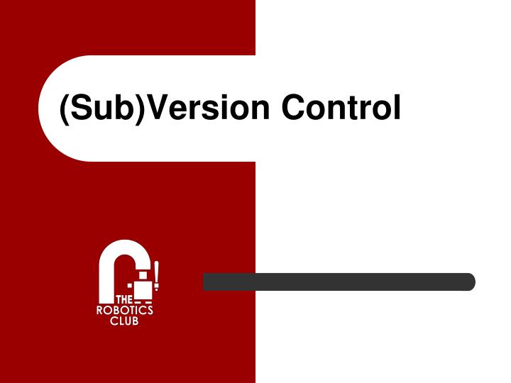 sub version control