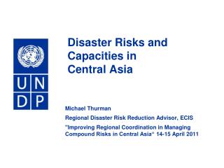 Disaster Risks and Capacities in Central Asia