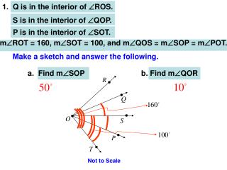 S is in the interior of  QOP.