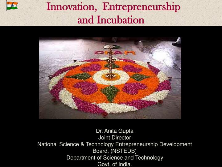 innovation entrepreneurship and incubation