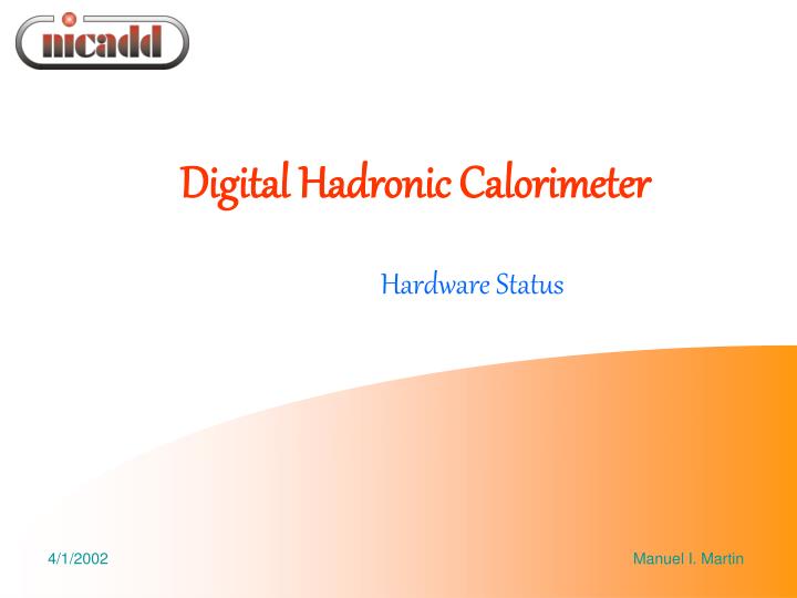 digital hadronic calorimeter
