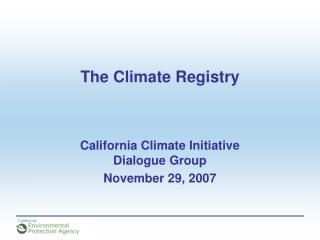 The Climate Registry