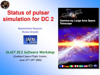 Status of pulsar simulation for DC 2