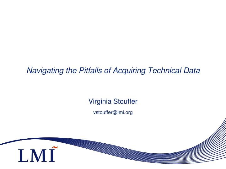 navigating the pitfalls of acquiring technical data