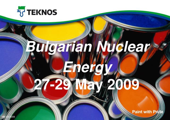 bulgarian nuclear energy 27 29 may 2009