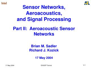 Heterogeneous Network of Acoustic Sensors
