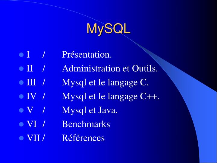 mysql