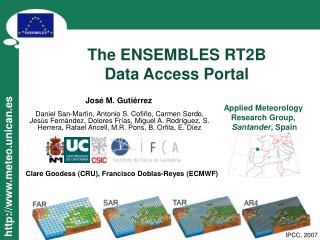 The ENSEMBLES RT2B Data Access Portal