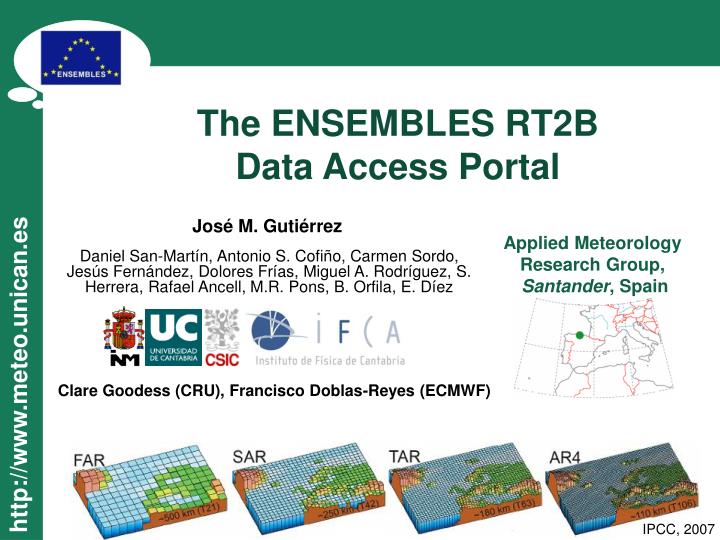 the ensembles rt2b data access portal