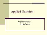 Applied Nutrition - slide 1