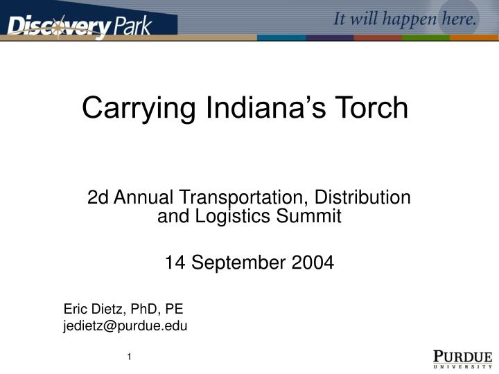 carrying indiana s torch