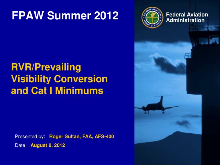 fpaw summer 2012