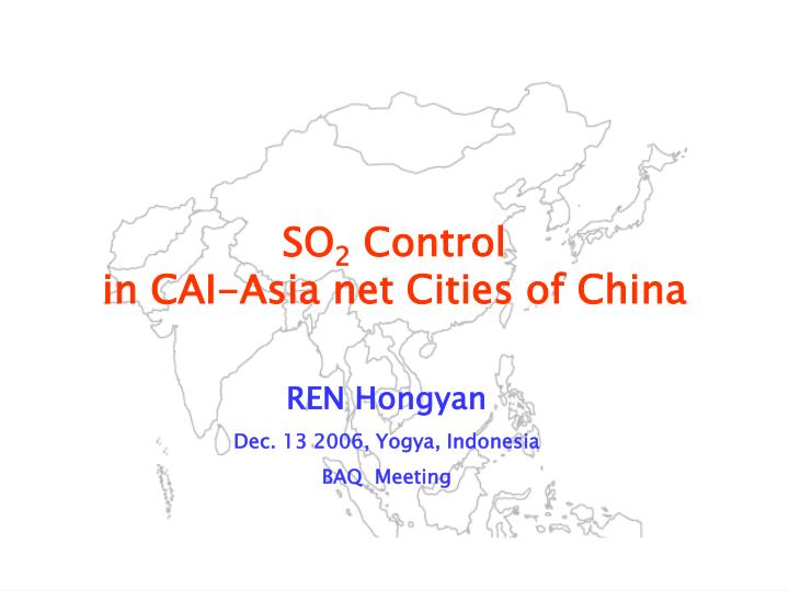 so 2 control in cai asia net cities of china