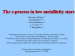 The s-Process in Low Metallicity Stars: Understanding Neutron Capture Cross Sections - slide 1
