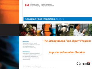 The Strengthened Fish Import Program