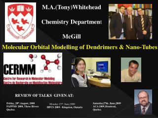 M.A.(Tony)Whitehead Chemistry Departmen t McGill