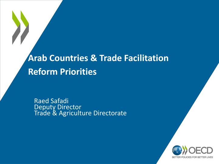 arab countries trade facilitation reform priorities