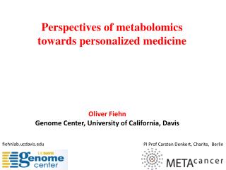 Perspectives of metabolomics towards personalized medicine