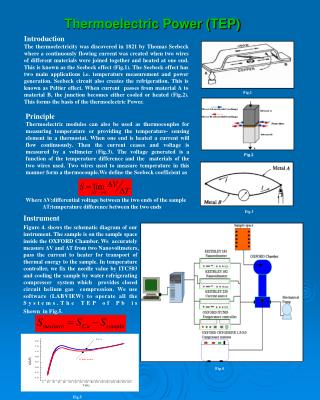 Thermoelectric Power (TEP)