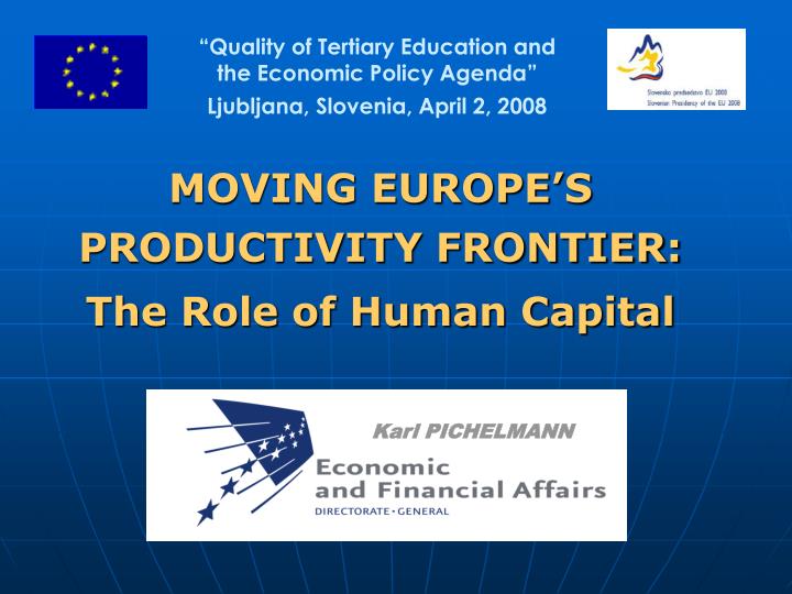 moving europe s productivity frontier the role of human capital