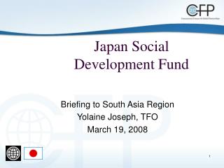 Japan Social Development Fund